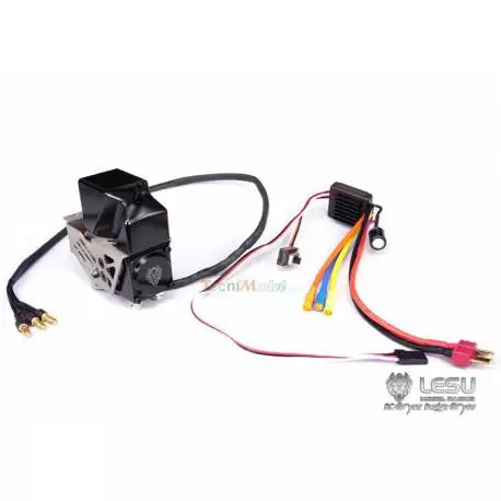 Système Multibenne hydraulique LESU avec benne haute pour camion rc 4 essieux 1/14 - Réf : LS20160901-HD