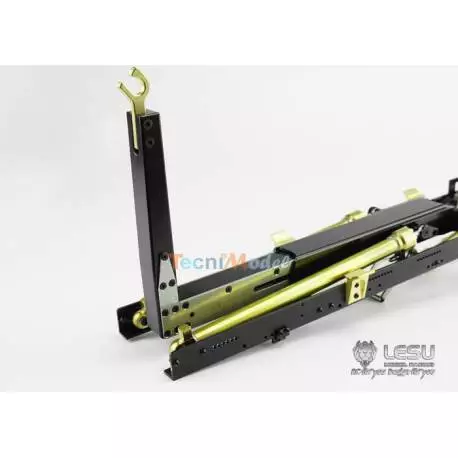 Système Multibenne hydraulique LESU avec benne haute pour camion rc 4 essieux 1/14 - Réf : LS20160901-HD