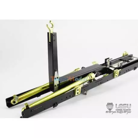Système Multibenne hydraulique LESU avec benne haute pour camion rc 4 essieux 1/14 - Réf : LS20160901-HD