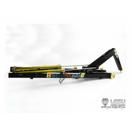 LESU Hook Loader System for 4 axles 1/14 rc truck with high tipper