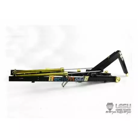 Système Multibenne hydraulique LESU avec benne haute pour camion rc 4 essieux 1/14 - Réf : LS20160901-HD