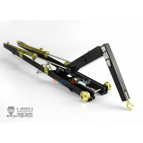 LESU Hook Loader System for 4 axles 1/14 rc truck with high tipper