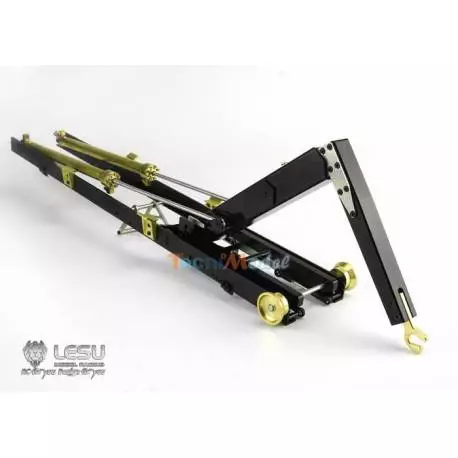 Système Multibenne hydraulique LESU avec benne haute pour camion rc 4 essieux 1/14 - Réf : LS20160901-HD