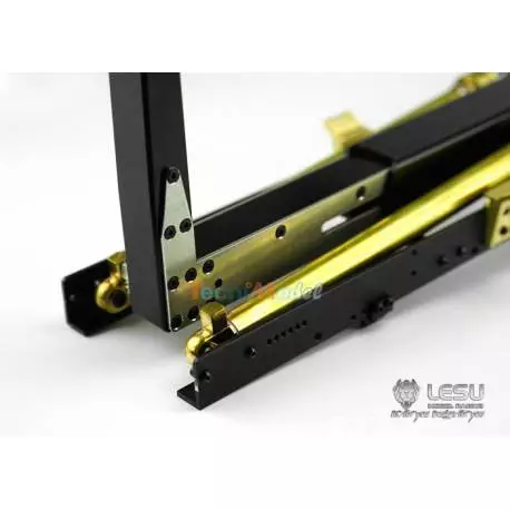 Système Multibenne hydraulique LESU avec benne haute pour camion rc 4 essieux 1/14 - Réf : LS20160901-HD