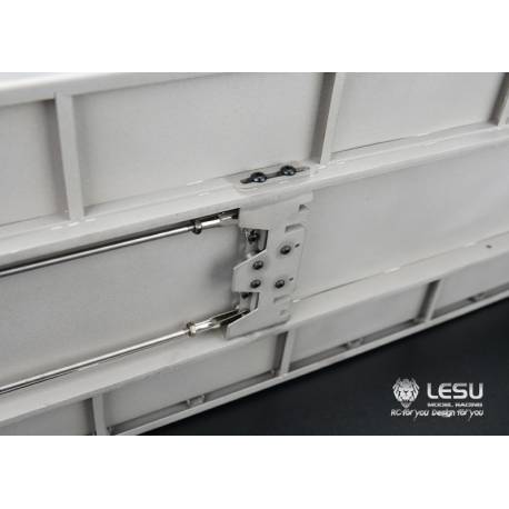 LESU Hook Loader System for 4 axles 1/14 rc truck with high tipper