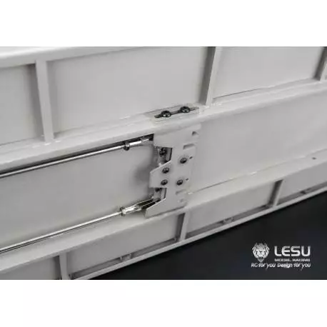 Système Multibenne hydraulique LESU avec benne haute pour camion rc 4 essieux 1/14 - Réf : LS20160901-HD