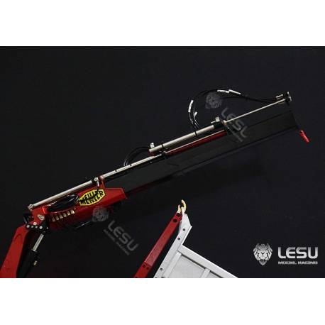 Grue hydraulique auxiliaire LESU en kit pour camions radiocommandés au 1/14 - LESU LS-A0014