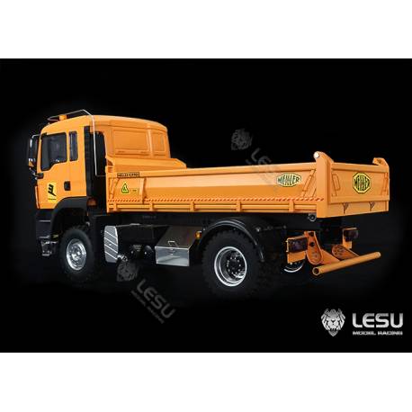 MAN 4x4 porteur benne Config B Premium avec treuil et gyrophares - LESU Z0015-B-UP - pour NIMH et LIPO 2S / 3S