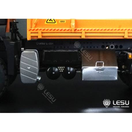 MAN 4x4 porteur benne Config B Premium avec treuil et gyrophares - LESU Z0015-B-UP - pour NIMH et LIPO 2S / 3S