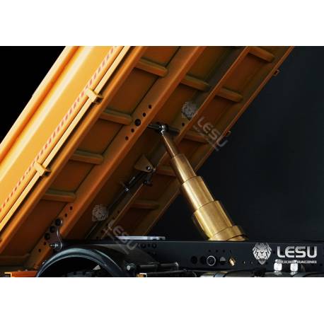 MAN 4x4 porteur benne Config B Premium avec treuil et gyrophares - LESU Z0015-B-UP - pour NIMH et LIPO 2S / 3S