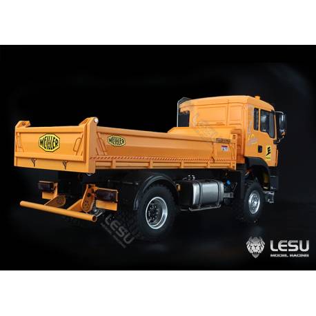 MAN 4x4 porteur benne Config B Premium avec treuil et gyrophares - LESU Z0015-B-UP - pour NIMH et LIPO 2S / 3S