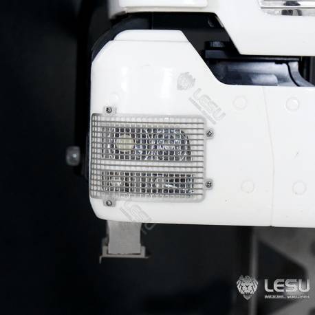 2 Grilles de protection de feux en métal pour MAN TGS 1/14 LESU G-6208
