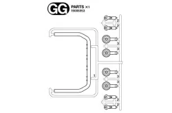 Grappe GG pour Mercedes Arocs Tamiya 56366 TAMIYA 9006953