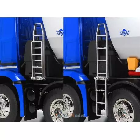 Camion RC Tamiya Mercedes Arocs 4151 porteur benne 8x4 à monter et à peindre 56366