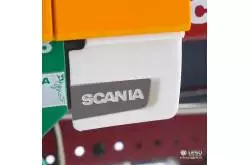 2 Rallonges de déflecteurs pour Scania avec logo Scania - LESU S-1239-SCANIA