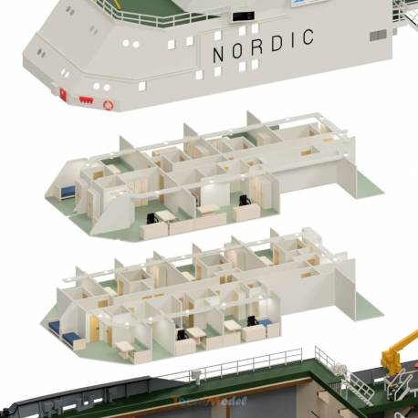 NORDIC Ocean going Tugboat 1/72 all-wood kit