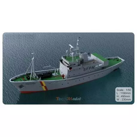 1/50 FPV WESTRA Navire Ecossais de surveillance des pêches.