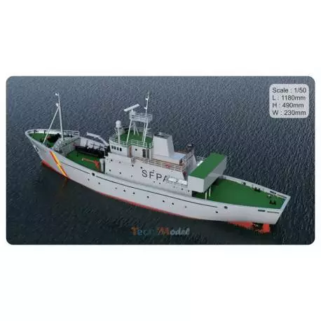 1/50 FPV WESTRA Navire Ecossais de surveillance des pêches.