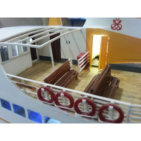 Bosphorus ferry "PAŞABAHÇE" 1/87 all-wood kit