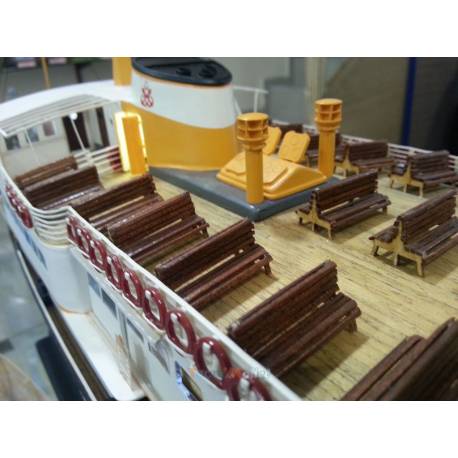 Bosphorus ferry "PAŞABAHÇE" 1/87 all-wood kit