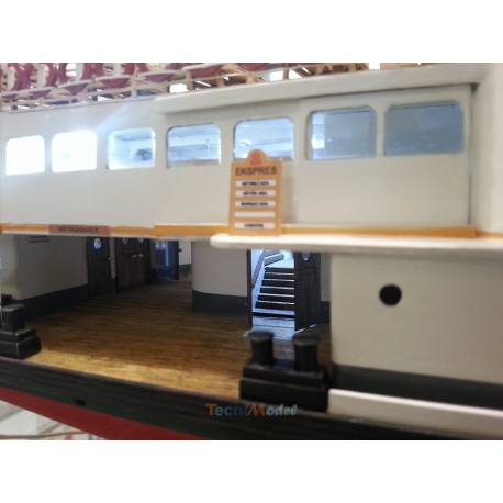 Bosphorus ferry "PAŞABAHÇE" 1/87 all-wood kit