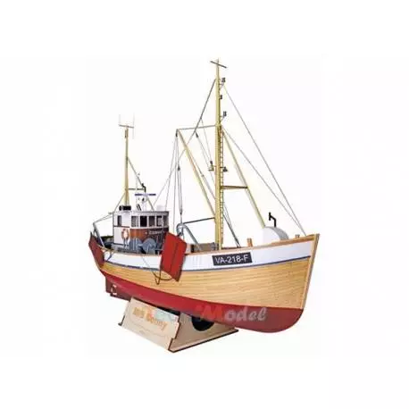 Chalutier crevettier nordique le "CONNY" 1/25 kit tout bois