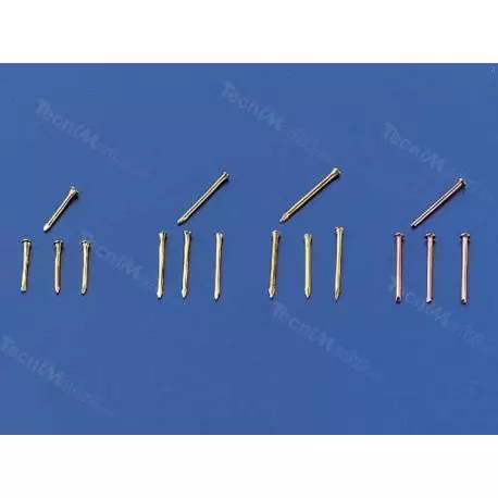 Pack of brass nails 0.7mm x 10mm Krick 60951