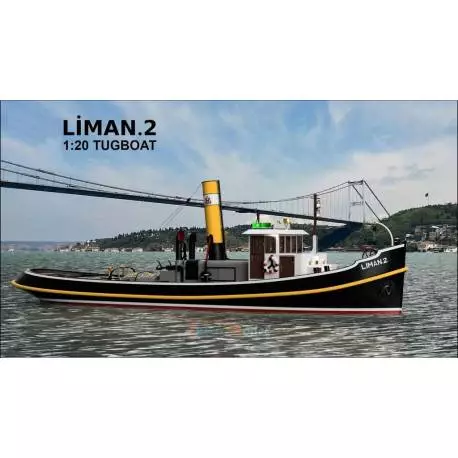 LIMAN 2 Tugboat all-wood kit 1/20