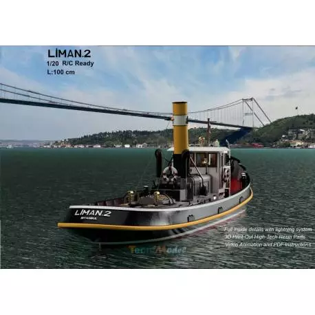 LIMAN 2 Tugboat all-wood kit 1/20
