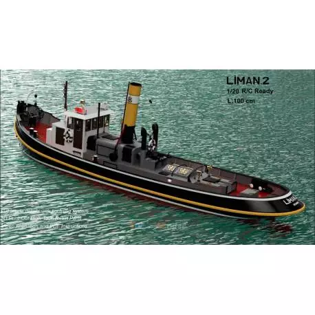 LIMAN 2 Tugboat all-wood kit 1/20