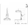 Fourche à palettes pour grue 1/14 Lesu