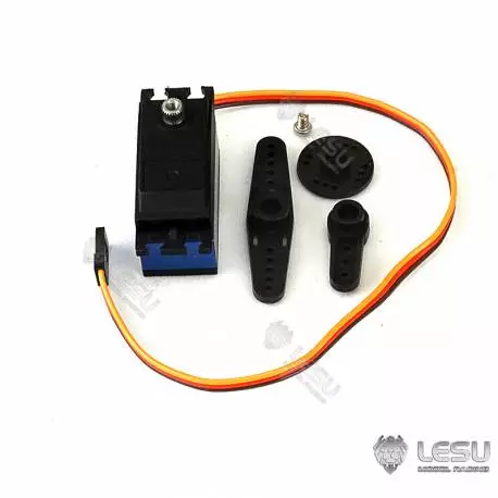 Low-profile digital servo with metal gears 10kg/7,2V - LESU SERVO 14KG