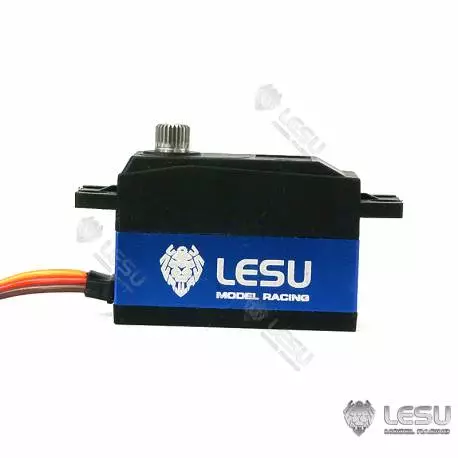 Low-profile digital servo with metal gears 10kg/7,2V - LESU SERVO 14KG