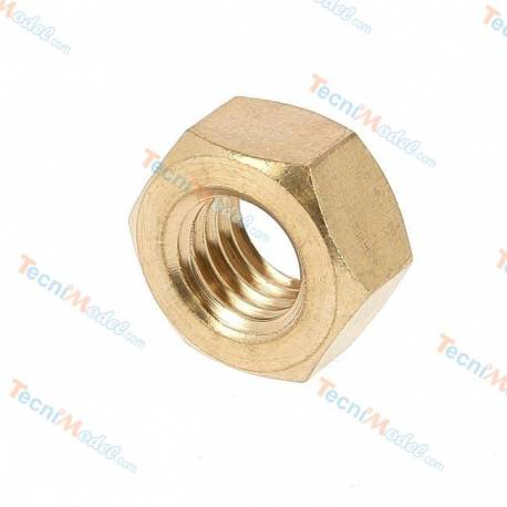 25 écrous HU M2.5 en Laiton DIN934