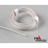 Câble blanc à deux conducteurs de 2x0.07mm - Krick ro4035