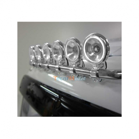 2 White/white "Angel Eyes" LED boards for spotlights headlamp ramp - Carson 500907555