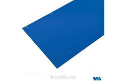 Set of 2 blue curtains for a Carson curtain side trailer - Veroma 18362