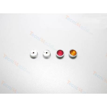 4 Feux ronds Ø11mm en aluminium - Thicon Models 2326-W