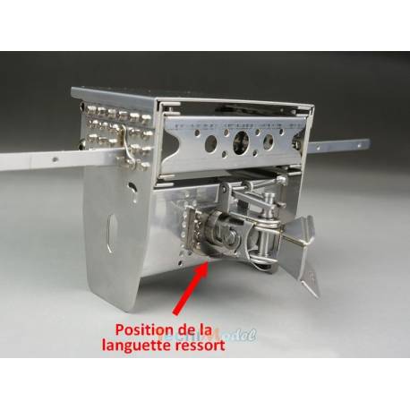 Attelage articulé en Inox pour camion rc 1/14 THICON MODELS 50198