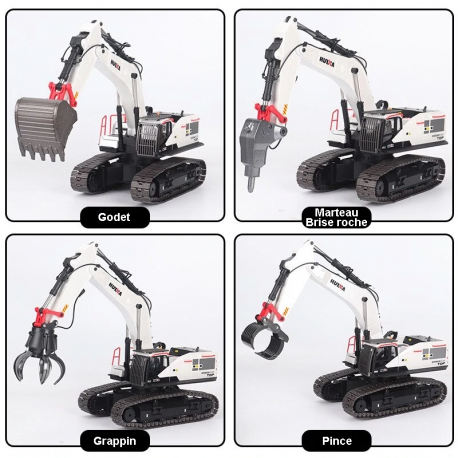 1/14 RC RTR Excavator Huina 593 22CH 2.4G CY1593