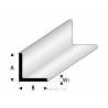 1 Profilé en L 10 x 1000mm en plastique ASA AeroNaut 772883