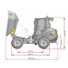 6MDX Mini Dumper 1/14 radio-controlled Kit by LESU