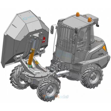 6MDX Mini Dumper 1/14 radio-controlled Kit by LESU