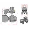 6MDX Mini Dumper 1/14 radio-controlled Kit by LESU
