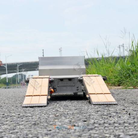 LESU 1/14 3-axle low loader semi-trailer with hydraulic ramps - LESU LS-A0020