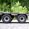 LESU 1/14 3-axle low loader semi-trailer with hydraulic ramps - LESU LS-A0020