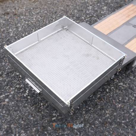 LESU 1/14 3-axle low loader semi-trailer with hydraulic ramps - LESU LS-A0020