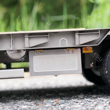 LESU 1/14 3-axle low loader semi-trailer with hydraulic ramps - LESU LS-A0020
