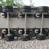 LESU 1/14 3-axle low loader semi-trailer with hydraulic ramps - LESU LS-A0020