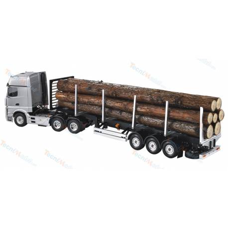 European 3-axle log trailer 1/14 for RC truck - Hercules Hobby 140404